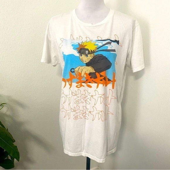 NARUTO Shippuden Viz Media Masashi Kishimoto T Shirt Cotton Anime Manga Size M - Picture 1 of 5